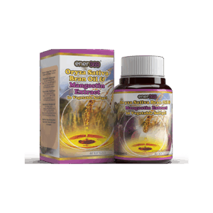 Ener369 Oryza Sativa Bran Oil & Mangostin Extract in Vegetable Softgel (60 softgels)